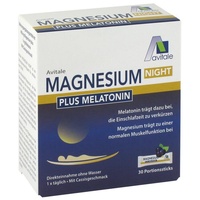 Avitale Magnesium Night Plus Melatonin Direktsticks
