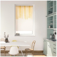 Lichtblick Rollo Klemmfix, ohne Bohren, blickdicht, Flowing Honey Gelb