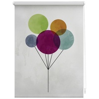 Lichtblick Rollo Klemmfix, ohne Bohren, Verdunkelung, Ballon bunt -
