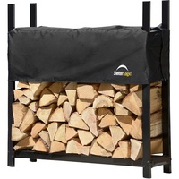 ShelterLogic Kaminholzregal 120 x 36 cm schwarz