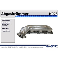 Lrt K926 Krümmer, Abgasanlage