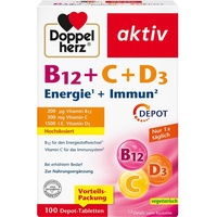 Queisser Doppelherz B12+C+D3 Depot aktiv Tabletten