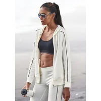 H.I.S. H.I.S Kapuzensweatjacke Damen ecru Gr.44/46