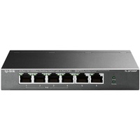 TP-Link TL-SF1006P 6-Port 10/100Mbit/s-Desktop-Switch mit 4-Port PoE+