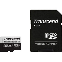Transcend 350V R95/W45 microSDXC 256GB Kit, UHS-I U3, Class