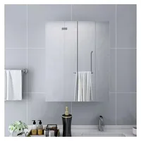 VidaXL Bad-Spiegelschrank Weiß 60x15x75 cm MDF