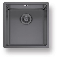 PYRAMIS Einbauspüle ASTRIS COLORA 40x40 1B GUN METAL 101055201