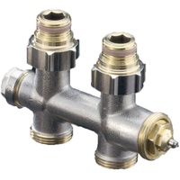 OVENTROP Multiblock T 1/2" AGx3/4" AG, DG, Zweirohrarmatur