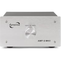 Dynavox AMP-S MKII Verstärker/Boxen-Umschalter silber