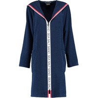 CAWÖ Bademantel mit Kapuze 3101 navy M
