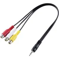 SpeaKa Professional SP-8433716 AV Audio, Video Adapter [1x Klinkenstecker