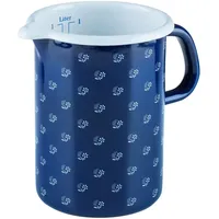 RIESS Küchenmaß ⌀10cm 1L Dirndlblau Emaille