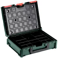 Metabo metaBOX 118 Organizer Werkzeugkoffer 12 Fächer grün, schwarz