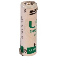 Saft Lithium 3,6V Batterie LS14500 AA-Zelle Lötfahne Z-Form
