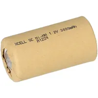 XCell Einzelzelle Sub-C Ni-MH 1,2V 3000mAh Pappmantel