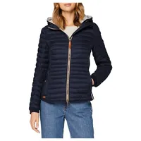 CAMEL ACTIVE Damen leichte Steppjacke mit Abnehmbarer Kapuze Dunkelblau,