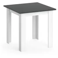 Vicco Karlos 80 x 76,6 x 80 cm anthrazit/weiß