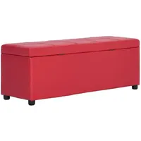 VidaXL Polsterbank Rot 116 x 40 x 48 cm