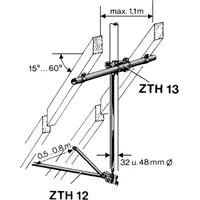 Kathrein ZTH 13 Masthalterung oben