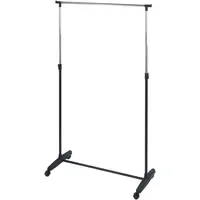 Wenko Mikey Kleiderständer 4 Rollen 160x50x180 schwarz