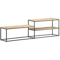 VidaXL TV-Schrank 180x30x50 cm Raues Mangoholz
