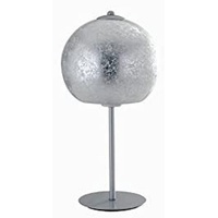 ECO-Light Fan EuropeI-VANITY/L SIL Tischleuchte Globe E27, 60 W,