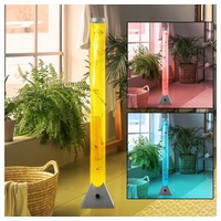 ETC Shop LED RGB Wasser Säule klar Deko Fische