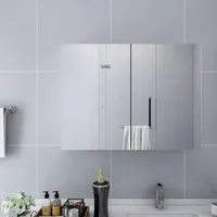 VidaXL Bad-Spiegelschrank Weiß 80x15x60 cm MDF vidaXL