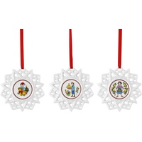 Hutschenreuther 2016 - Set 3-tlg. - Schmucksterne Porzellan Weihnachten