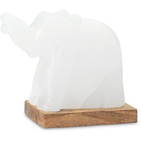 Himalaya Salt Dreams USB »Elefant«, White Line, mit Holzsockel,