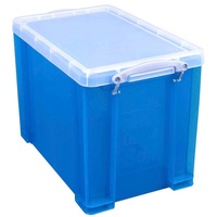 Really Useful Box Aufbewahrungsbox 19,0 l transparent, blau 39,5