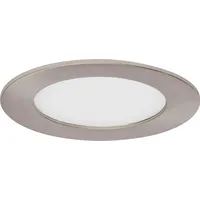 Brilo Di-Ka LED Einbauleuchte Flat-In 3er Set nickel-matt Ø