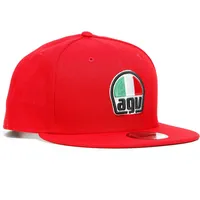 Dainese AGV 9Fifty Snapback Kappe - Red - One