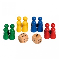 Philos 3053 - Spielkegel mit Würfel für Würfelspiele, Kegel