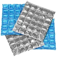 Pearl 4er-Set flexible Kühlkissen mit Kühlzellen, wiederverwendbar, 30x25 cm