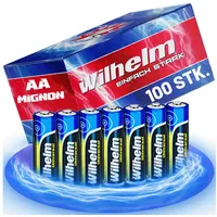 Wilhelm 100 AA Mignon Wilhelm Universal Batterien im Shrink