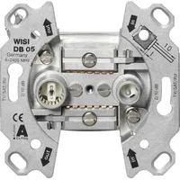 Wisi DB 05 Steckdose Silber