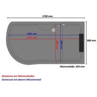 Home Deluxe Allin 2in1 90 x 170 cm schwarz