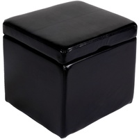 MCW Sitzhocker Carrara, schwarz