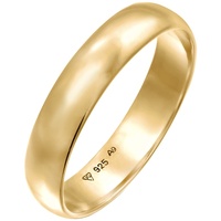 Elli Basic Bandring Casual Look 925 Sterling Silber Ringe