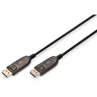 Digitus DisplayPort AOC Hybrid-Glasfaser Anschlusskabel M/M, 20m