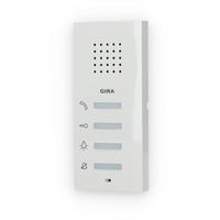 Gira Wohnungsstation AP E22 1250 03 Reinweiß glänzend