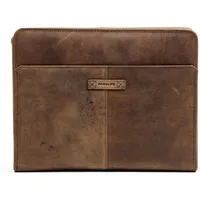Harold's Schreibmappe Leder 34 cm braun