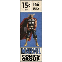 KOMAR Vliesfototapete Thor Retro Comic Bo 100 x 280