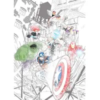 KOMAR Vlies Fototapete Avengers Attack 200 x 280 cm