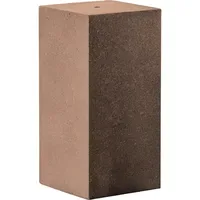 HEISSNER Terrassenbrunnen Sockel Tower 39x39x68 cm Braun