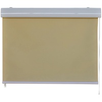 Jet-Line Sichtschutzrollo Beige 1,7 x 2,3 m mit Kassette