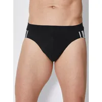 SCHIESSER 95/5 Rio-Slips Streifen schwarz XL 3er Pack