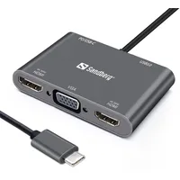 Sandberg USB-C Dock - Dockingstation - USB-C