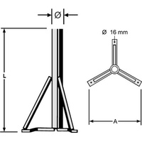 Kathrein ZAS 15 Standfuß für CAS 120